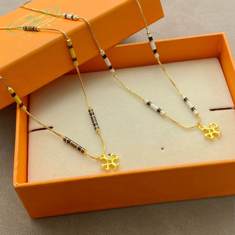Tory Burch Letter Necklace
